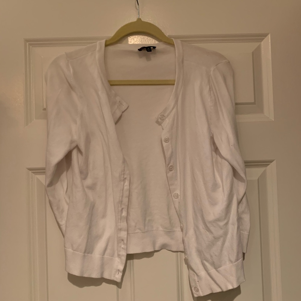Very simple all white Limited sweater